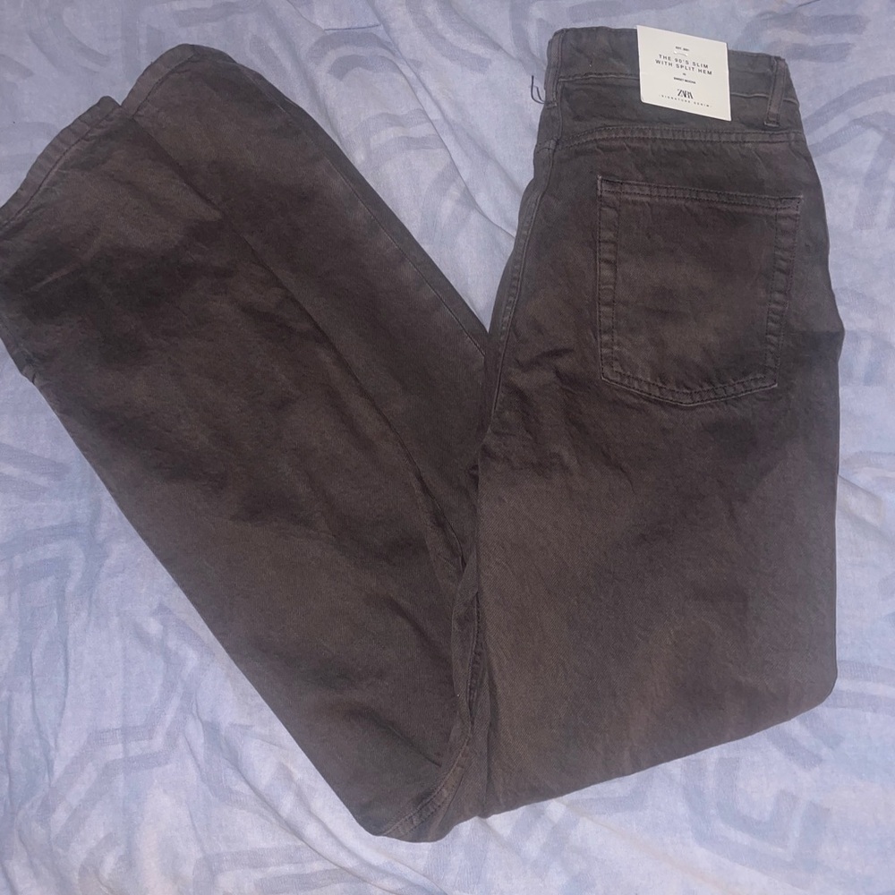 Zara Women's Jeans in Dark Brown